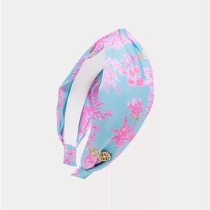 $24 Lilly Pulitzer Twist Knot Headband in Multi Royal Coral. New